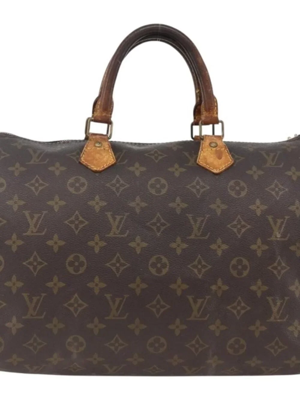 LOUIS VUITTON Monogram Speedy 35 Hand Bag M41524 LV Auth bs32224